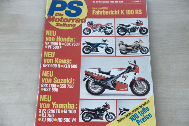 PS Sport Motorrad 11/1983